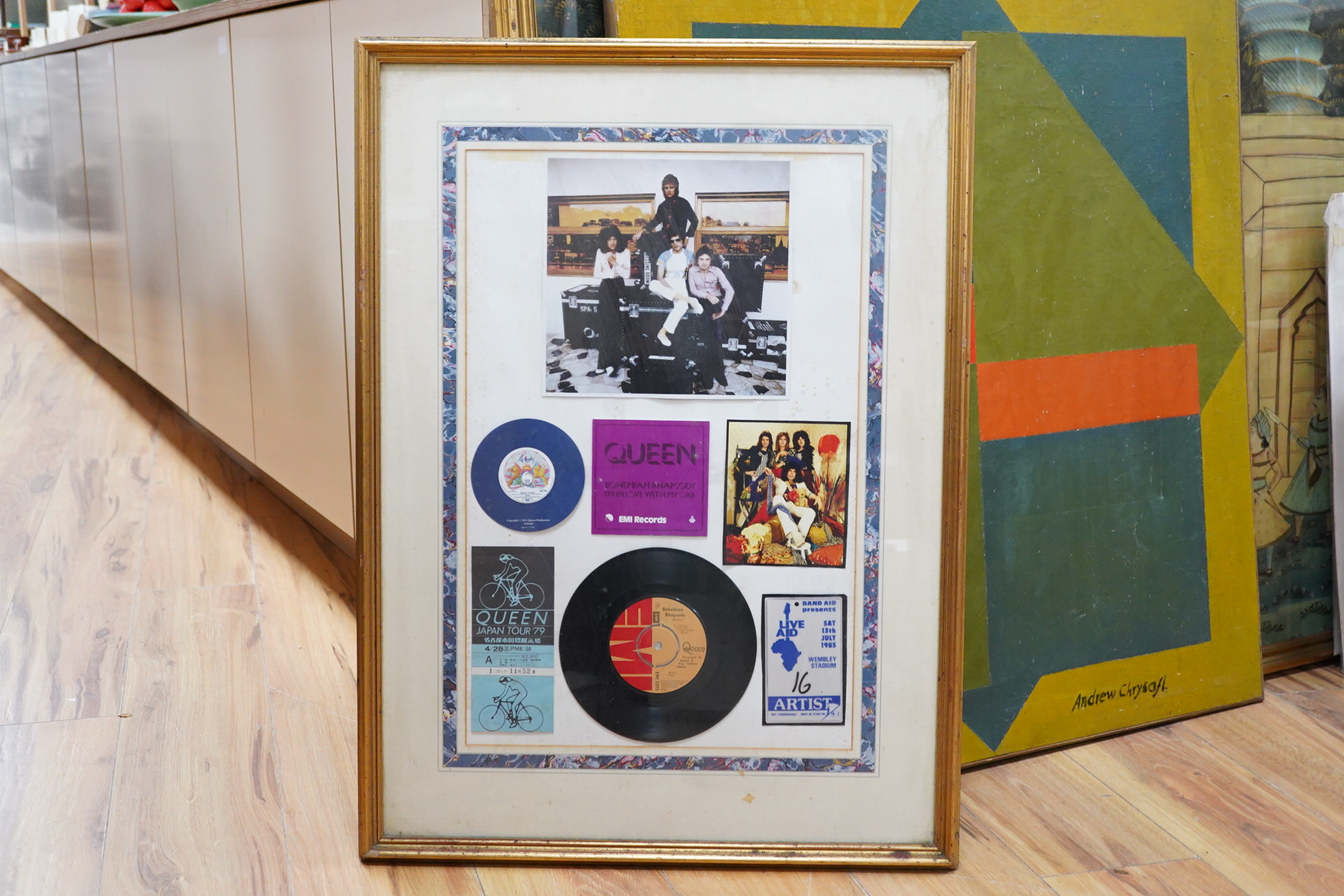 Queen related LPs and other items comprising; fifteen albums including; Queen II, Sheer Heart Attack, a Night at the Opera, Jazz (with poster), Live Killers, Starfleet Project, Mr. Bad Guy, Fun in Space, Strange Frontier